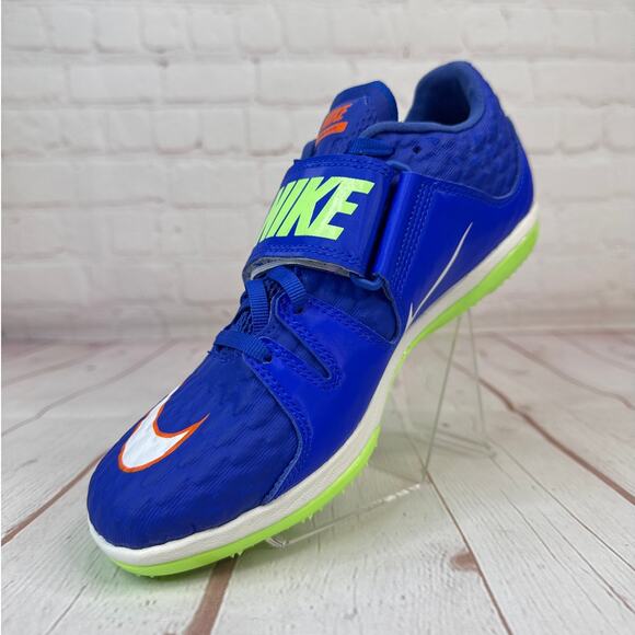 Nike High Jump Elite Track & Field Blue Spikes Shoes Mens Size 5.5 806561-400 - Picture 4 of 10